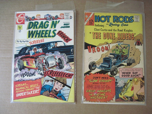 Lot Of 2 Comics: 1966 Hot Rods And Racing Cars #80 / Nov Tta