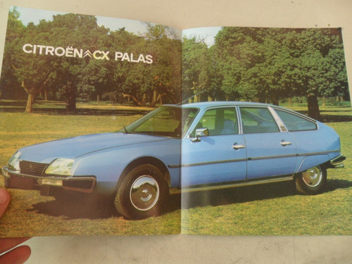 Folleto Citroen Cx Pallas Antiguo Catalogo No Manual 1978