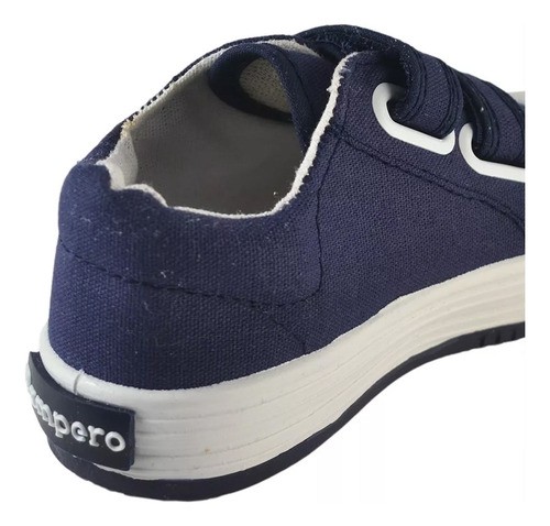 Imagen 4 de 8 de Zapatillas Pampero Infantil Abrojo Velcro Colegial Niño Niña