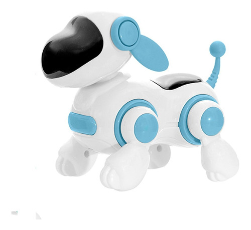 Cachorro Robo Com Face Digital Luz Movimento Som A Pilha Bom Cor Água Personagem Dog Star