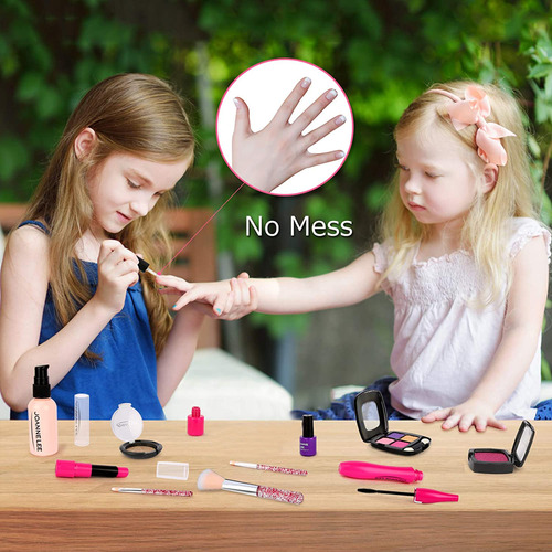 Kit De Maquillaje Simulado Para Niñas, Set De Maquillaje Bás