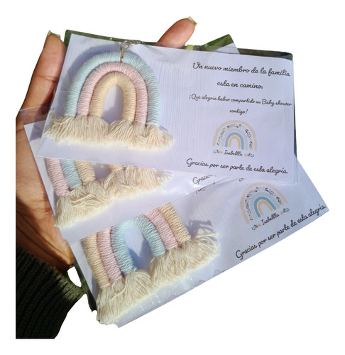 Arcoiris Macrame Souvenirs Llavero X40