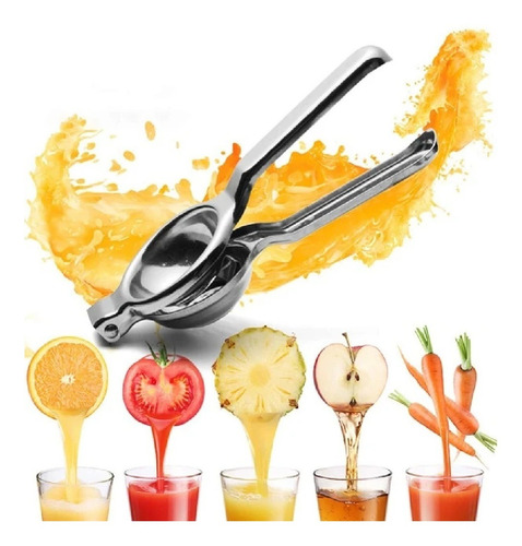 10 Espremedor Suco Limão Laranja Gourmet Inox Chef Maciço