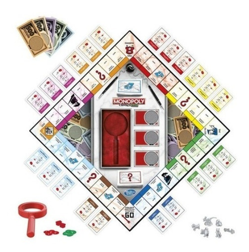 Imagen 5 de 5 de Juego de mesa Monopoly Crooked cash Hasbro F2674