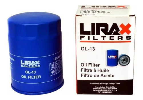 Filtro De Aceite Gl-13 Marca Lirax