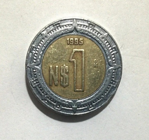 Moneda De 1 Nuevo Pesos 1995 