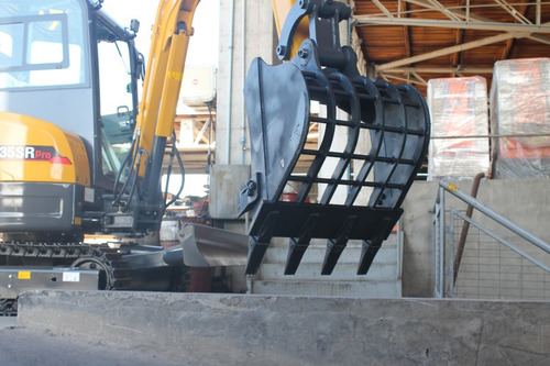 Balde Cucharon Esqueleto Rejado Para Miniexcavadora
