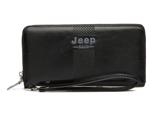 Jeep Buluo-billetera Larga De Cuero Sintético Para Hombre, B