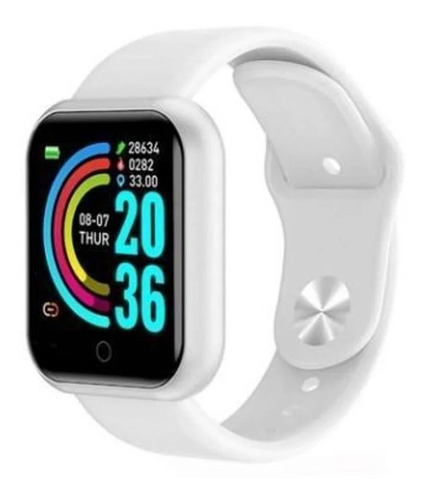 Relógio Smart Watch Medidor De Pressão Oxigênio E Batimentos Caixa Branco
