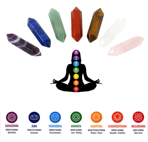 Juego De Piedras Preciosas Curativas Para Chakras De Cristal Juego De 14 Piezas