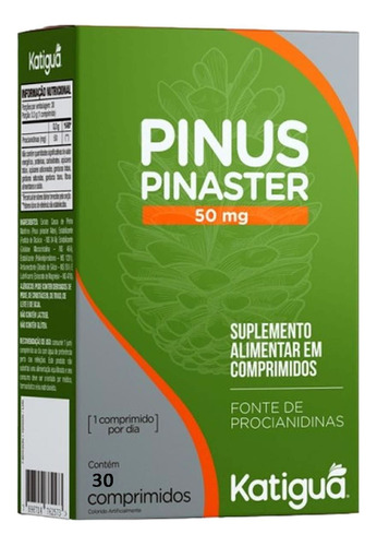 Pinus Pinaster - 30 Comprimidos - Katiguá Sabor Sem Sabor