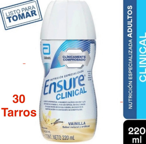 Ensure Clínical 220 Ml X 30 - mL a $37