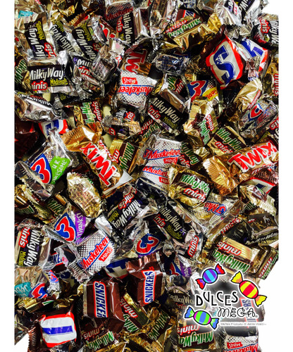 Mars Snickers-milkyway-twix-3musketers Minis Surt 2pack-330p