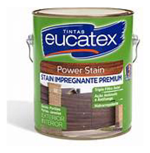 Stain Power Impregnante Madeira Imbuia 3,6l - Eucatex Acabamento Acetinado