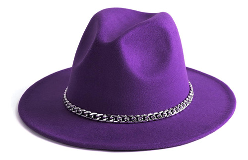 Sombrero Fedoran De Ala Ancha Gossifan Para Hombre Y Mujer C