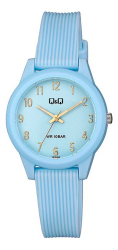 Reloj Q&q Qyq Vs13j00 Deportivo Dama Impermeable + Estuche