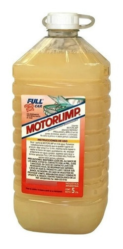 Limpia Motores Desengrasante Auto Motorlimp Full Car 5 Lts