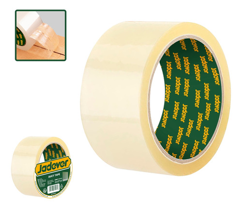 Cinta De Embalar 48mm X 100 Metros Transparente Jadever Lisa