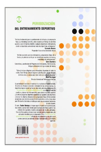 Periodización Del Entrenamiento Deportivo, De O. Bompa Phd, Tudor. Editorial Paidotribo, Tapa Blanda En Español, 2015