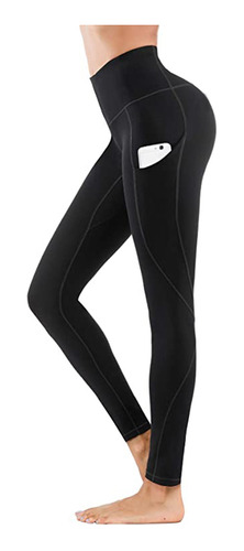 Leggings Cintura Alta Con Bolsillos Deporte Running