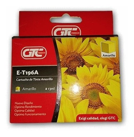 Cartucho Alternativo Gtc 196/195/197. Amarillo (castelar)