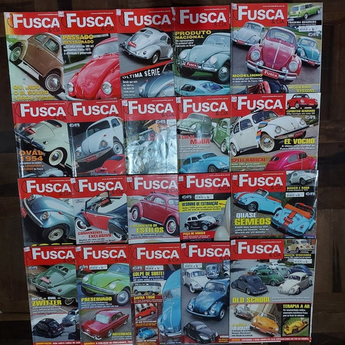 Lote 40 Revistas Antigas Fusca & Cia