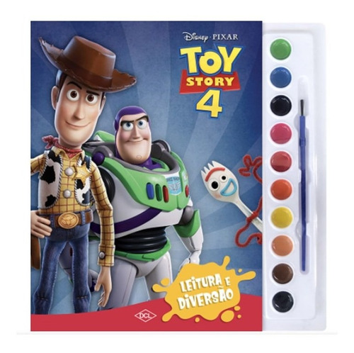 Livro Infantil Colorir Toy Story 4 Aquarela