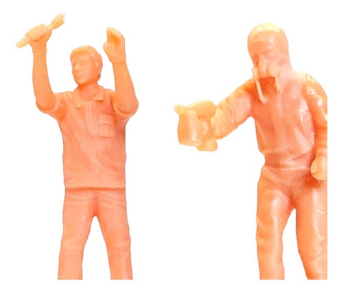 Figuritas De Personas Realistas 1:64, Modelo De Trabajador,