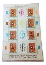 Comprar Bloque(hoja) Argentina Espamer 81 Gral.san Martin Hb46
