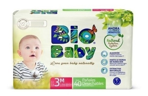 Pañal Ecológico Bio Baby Talla 3 - Talla M - Biobaby