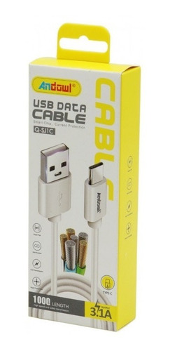 Cable Usb A Usb-c Andowl 3.1a Carga Rapida Q-sj1c