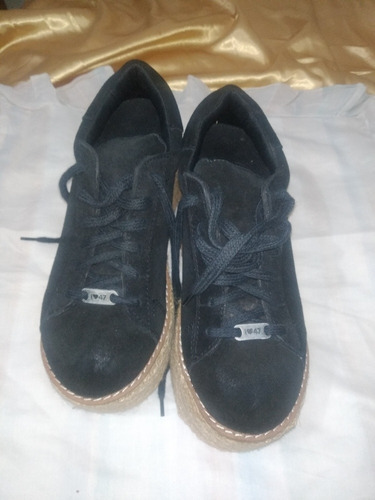 Zapatillas De Mujer Marca 47 Street Con Plataforma.
