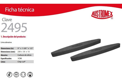 Imagen 3 de 5 de Piedra Para Afilado General 5 Piezas Austromex Aus-2495