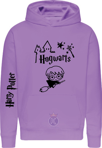 Poleron Harry Potter - Serie - Mago - Hogwarts - Estampaking.