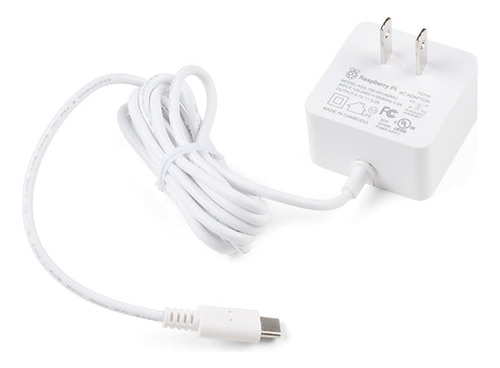 Cargador Eliminador Raspberry Pi 5v 3a 15w Tipo C Original