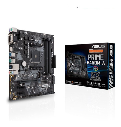 Motherboard Asus Prime B450m-a Am4 Ddr4 Hdmi B450