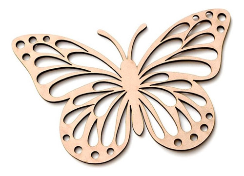 Mariposas Caladas Fibro Fácil En 30cm - Variedad De Modelos