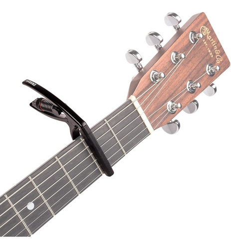 Imagen 3 de 3 de D'addario Ns Reflex Capo Cejillo Negro Ajuste Tensión