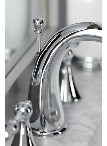 Ks2971nl Nápoles Grifo De Lavabo Generalizado, Cromo Pulido