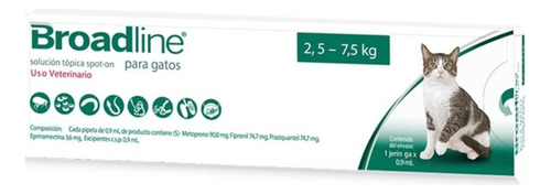 Broadline Pipeta Gato 0,6 A 2,5 Kg