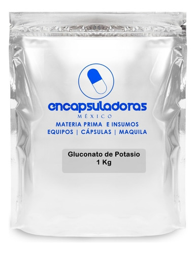 Gluconato De Potasio, Grado Alimenticio 1 Kg Sabor Natural
