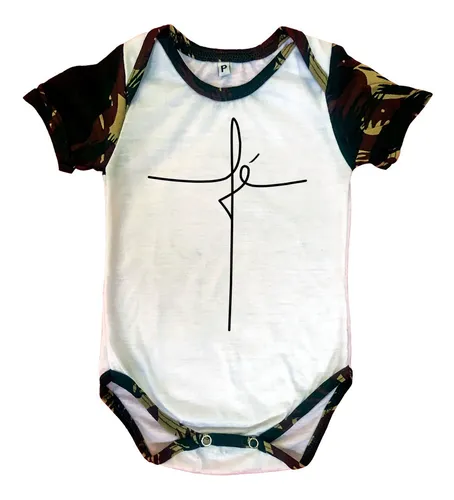 Body Beb Infantil Evang lico F Em Jesus Pv Anti Pilling