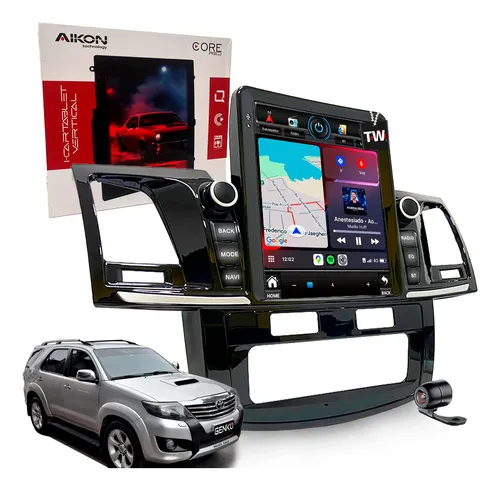 comprar Multimídia Tesla Aikon 64gb Carplay Gps Hilux Sw4 2007 2015