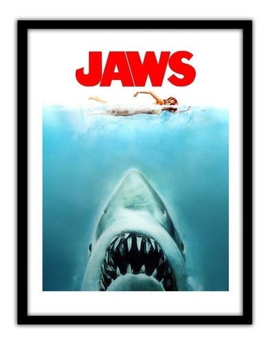Cuadro Peliculas - Tiburon Jaws - Poster 30x40