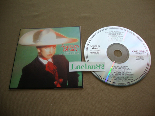 Angelica Maria Interpreta Ranchero Y Norteño 91 Columbia Cd