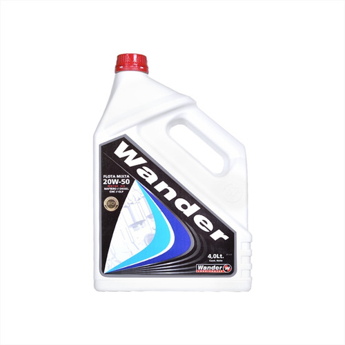 Aceite Lubricante Mineral 20w50 Wander X 4 Lts