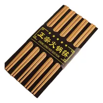 Comprar Palitos Chinos Madera Bambú Sushi Reutilizable X10 Pares