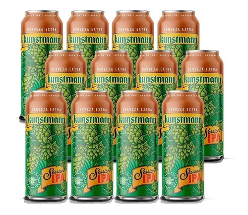 Cerveza Kunstmann Session Ipa Lata 473cc X 12