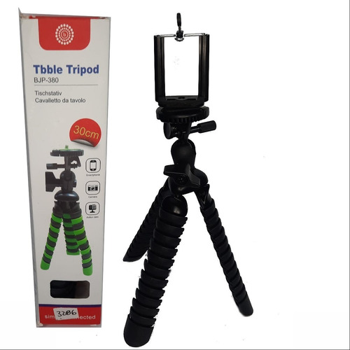 Trípode Flexible Portable Para Camara Y Smartphone 30cm