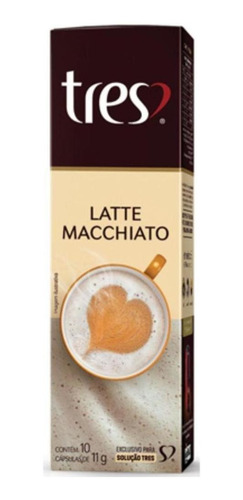 Cápsula Latte Macchiato 3 Corações 10 Unidades